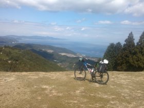 柏原山途中の展望