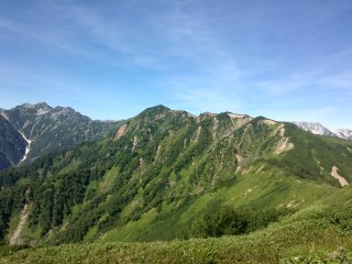 種池山荘より針の木方面