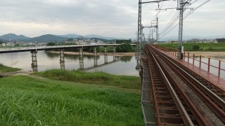 南河内サイクルライン　大和川