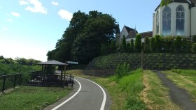 県道　利根川自転車道