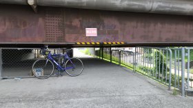 伝法大橋北詰桁下