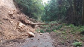 自動二輪車通行不能点