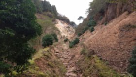 神大滝林道　坂下峠　切通し