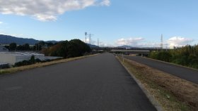 右岸　京都側終点