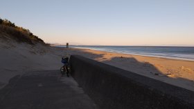 相良ビーチ　野宿