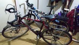 ホームへもどる。　鳥羽駅　輪行地点