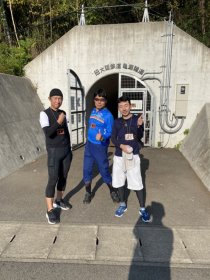 亀の瀬地すべり対策事業杭工見学