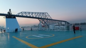 東京ゲートブリッジ通過