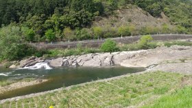 道間違えた　特徴的な川瀬