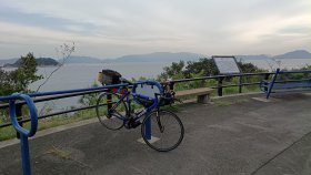 高松牟礼線にあるサイクリスト休憩場