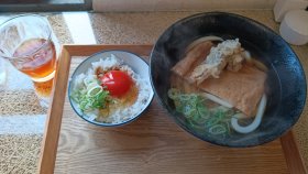 築港麺工房（昼飯はうどん）