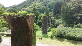 広浜鉄道今福線 橋脚群