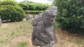 飛鳥資料館　石像レプリカ