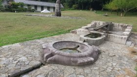 飛鳥資料館　酒船石レプリカ