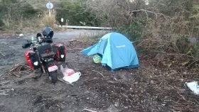 足摺スカイラインの山中泊