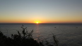 足摺岬での初日の出