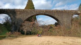 月の木川橋（めがね橋）